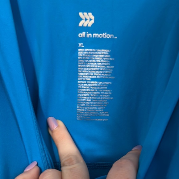 All in Motion athletic Blue Dress with shorts - Picture 2 of 4